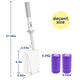 Dovety Disposable Toilet Brush with 20 Refills size specification